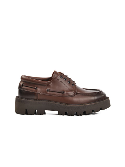 Ayakmod Kahve Hakiki Deri Erkek Klasik Ayakkabı Premium 4008 M - S000325262-19413