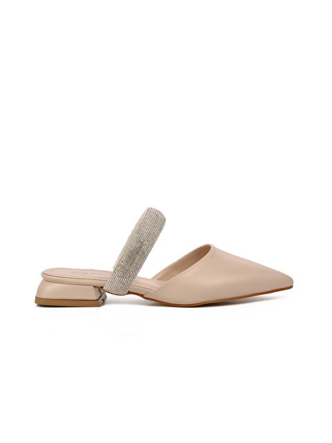 Ayakmod Bej Kadın Terlik 17578 - S000177052-19927