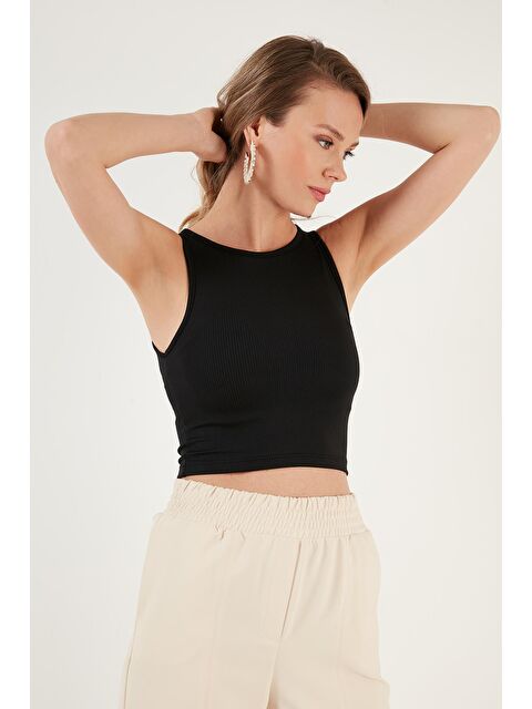 Lela Fitilli Super Crop Örme Atlet 5865554 - S000119608-19351