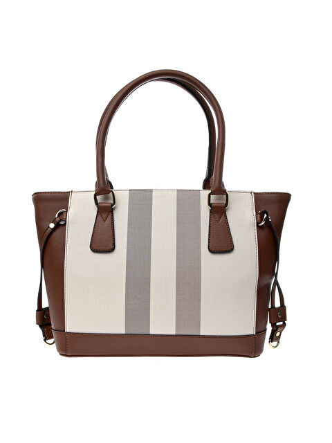 Silver Polo Kadın Omuz Çantası 907-29931 M48 KREM-MAT TABA - S000507884-14955