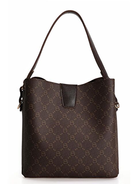 Lucky Bees Desenli Kadın El ve Omuz Çantası - S000116155-277