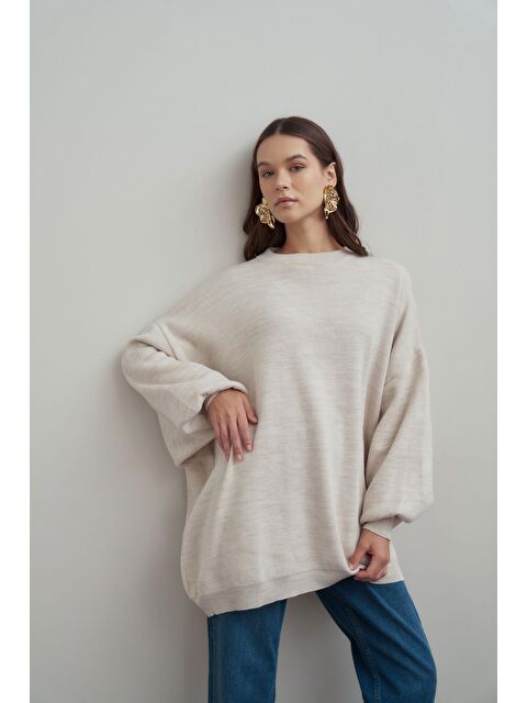 ALLDAY Taş-Bol Kesim Triko Kazak - S000500711-25636