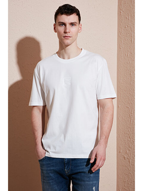 Buratti Pamuklu Regular Fit Bisiklet Yaka %100 Pamuk Tişört 5902948 - S000364636-19965