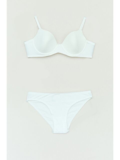 Fullamoda Delikli Dolgusuz Sütyen Takım - S000274121-19965