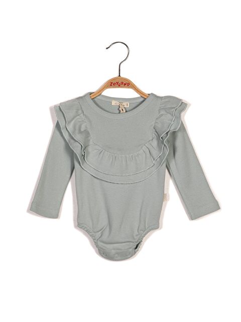 Mi·ni·ni·o %100 Organik Pamuk Volanlı Body (0-4Yaş) - S000325778-1180