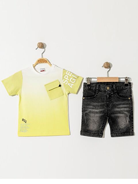 Bizizo Erkek Çocuk Takım 2-5 Yaş Sarı - S000210038-20072