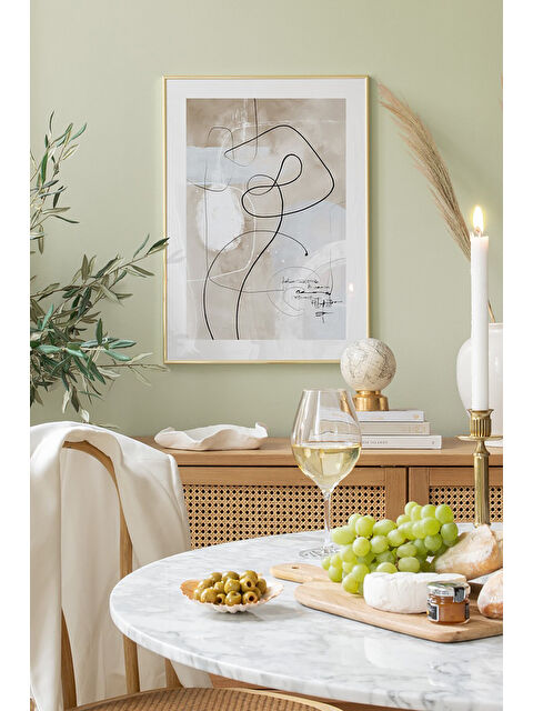 Artavessa Tek Parça Çerçeve Görünümlü Mdf Tablo - TEKHAMMDF13