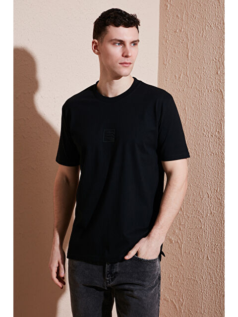 Buratti Pamuklu Regular Fit Bisiklet Yaka %100 Pamuk Tişört 5902948 - S000364636-19351