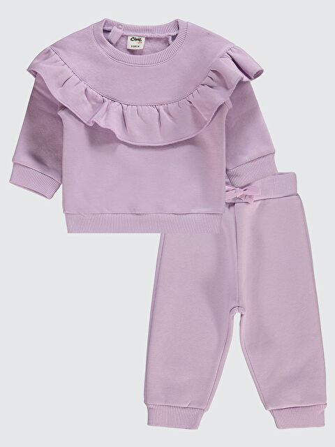 Civil Baby Kız Bebek Takım 6-18 Ay Lila - S000296728-17878