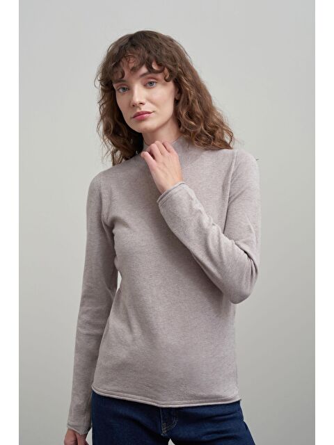 ALLDAY Vizon-Yarım Balıkçı Uzun Kol Kazak - S000500705-26429