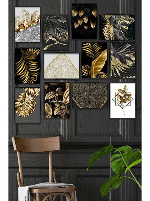 Artavessa 12 Parça Çerçeve Görünümlü Mdf Tablo Seti - ART12XPML3-2030