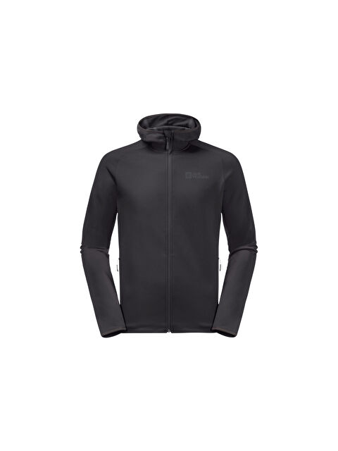 Jack Wolfskin Baiselberg Hooded Fz Erkek Gri Polar Ceket - S000522182-19351