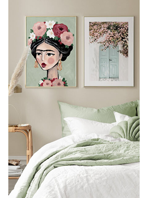 Artavessa 2 Parça Ahşap Çerçeve Görünümlü Mdf Tablo Seti 20x30 Cm - Model 10 - ERSY2MDFMODEL10-2030