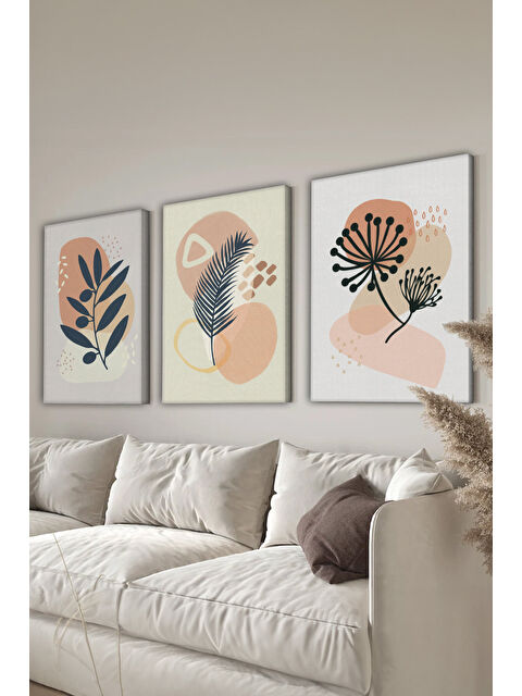Artavessa Dekoratif 3 Parça Kanvas Tablo - 3CNVS6 - 40 x 60