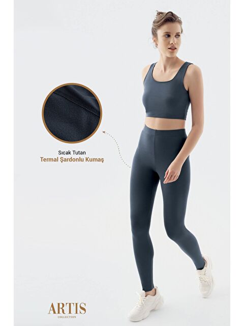 Artış Termal Şardonlu Sıcak Tutan Kışlık Esnek Tayt T19 - S000161442-29666
