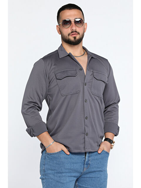 Mishar İtalia Erkek Çift Cepli Uzun Kol Gömlek - S000308841-33408