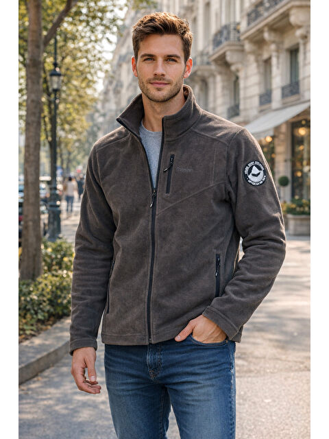 Remsa Erkek Polar Önü Fermuarlı Tek Üst Ceket 9512 Antrasit - S000495180-29666