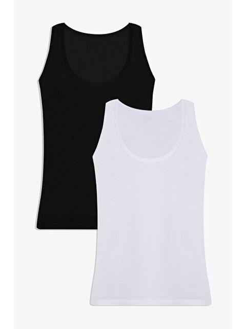 Koza İç Giyim Erkek 2'li Basic Modal Atlet - S000514585-37424