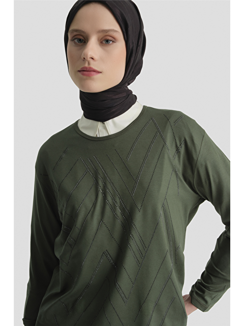 ARMİNE Penye 24Yd9004 Haki