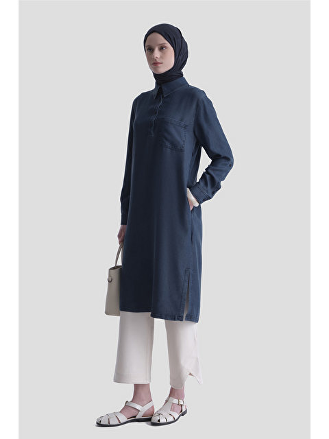 ARMİNE Tunik Elbise Lacivert