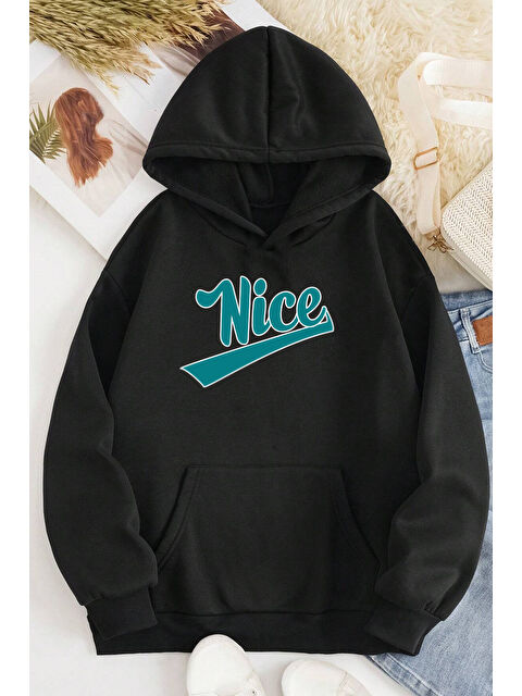 uyguntarz Unisex Nice Baskılı Sweatshirt - S000265583-19351