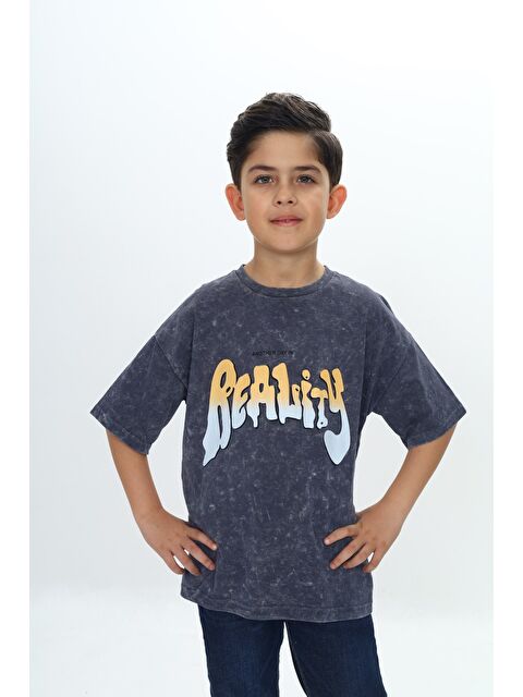 Toontoykids Erkek Çocuk Reality Baskılı Tişört - S000366777-29666