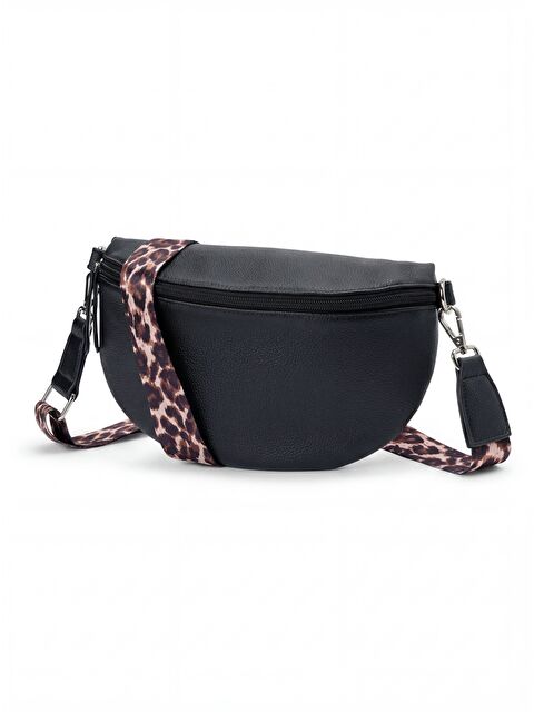 Tchibo Kadın Siyah Çapraz Askılı Kadın Çanta