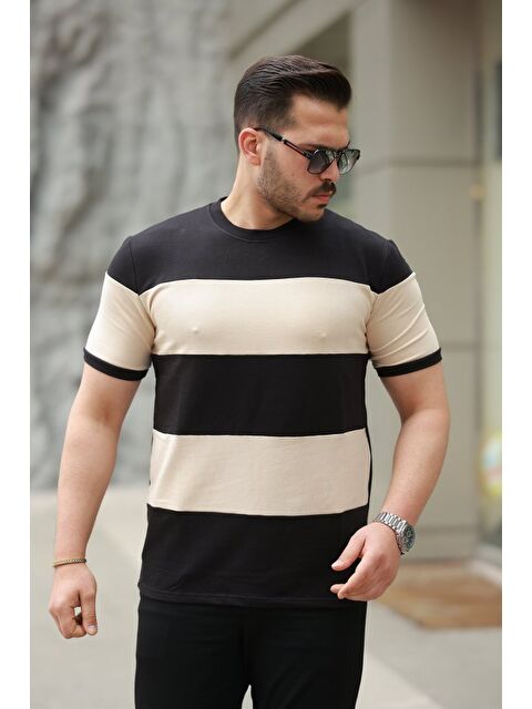 Jane's Erkek Parçalı Renk Kısa Kollu Tişört