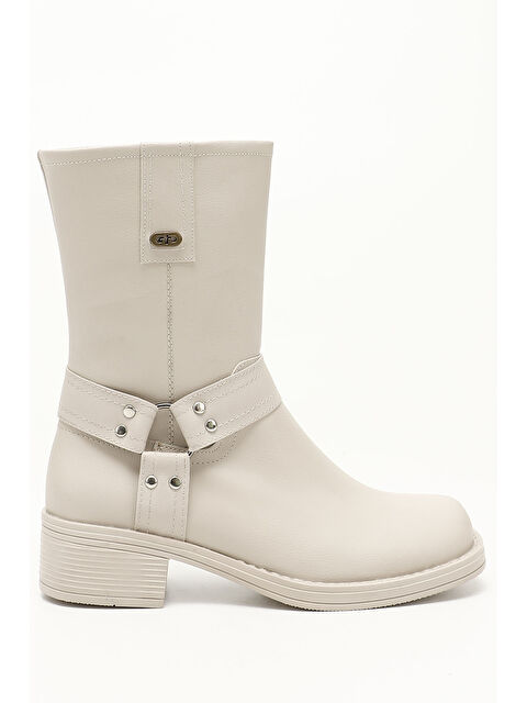 GÖNDERİ(R) TEN  Küt Burun Topuklu Kadın Biker Bot 32900 - S000288248-26407