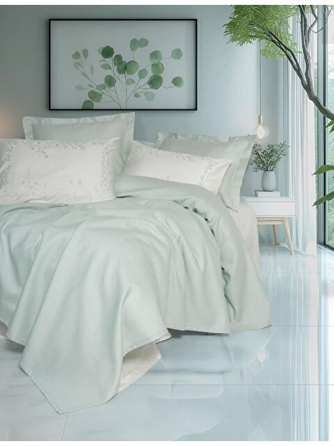 Varol Pamuk Box Serenity Bambu Çift Kişilik Pike Takımı Brisa Mint - S000448245-23173