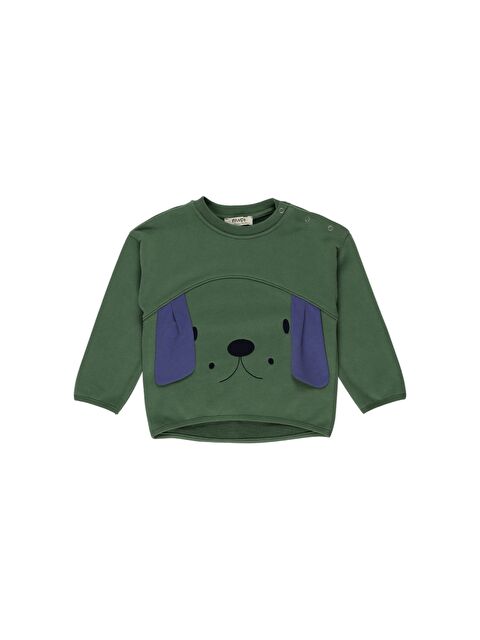 Panço Erkek Çocuk Üç Boyut ve Nakış Detaylı Sweatshirt - S000267763-18194