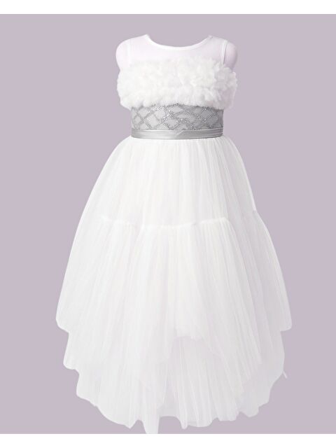 Myhanne Beli Taşlı Askılı Abiye 2303 - S000388684-20063