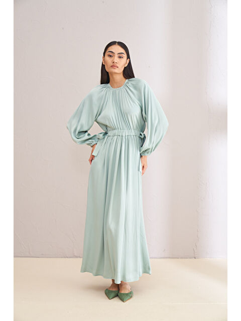 Mevra STEALLA YEŞİL ELBİSE 2144 - S000511836-1720