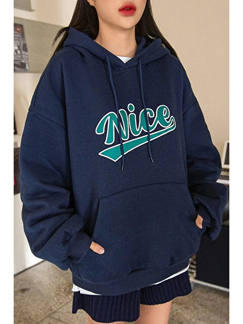 uyguntarz Unisex Nice Baskılı Sweatshirt - S000265583-21164