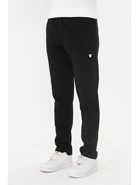 Marco Ferry Erkek Kışlık 3 İplik Eşofman Altı Siyah 201302-S - S000522196-19351