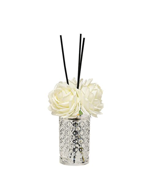 Missi Kristal Gül Serisi-Şeffaf Silindir Cam/Black Vanilya Oda Kokusu - S000506200-26865