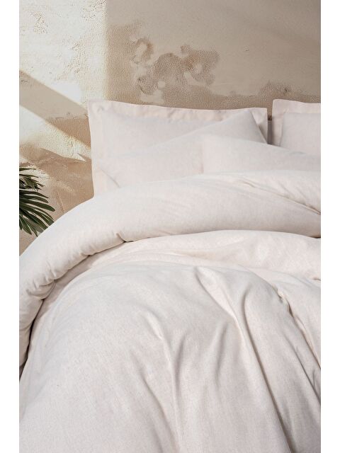 Varol Pamuk Box Keten Çift Kişilik Nevresim Takımı Basic - S000448283-23173