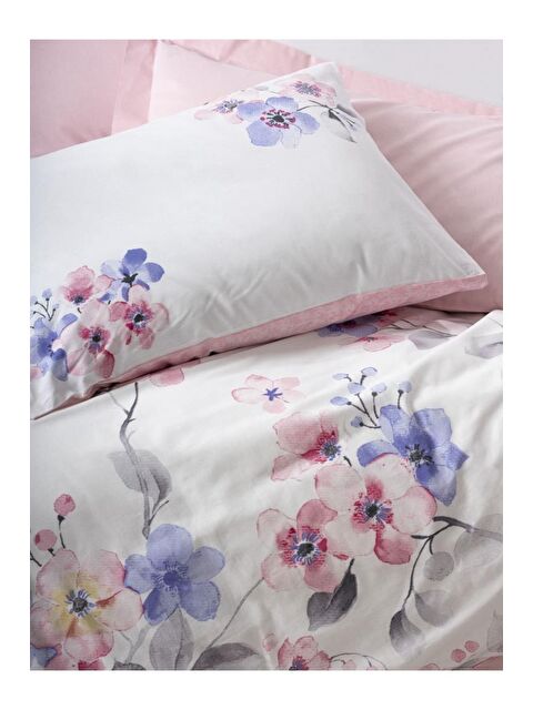 Varol Pamuk Box Modeline Çift Kişilik Nevresim Takımı Jayda Pembe - S000448078-23173