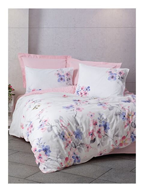 Varol Pamuk Box Modeline Tek Kişilik Nevresim Takımı Jayda Pembe - S000448077-23173