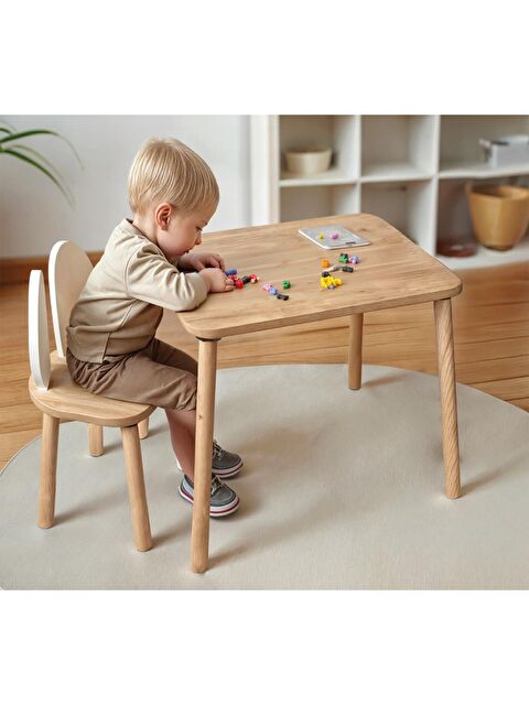 Bee Smart Safir Naturel 1 Sandalye - Standart