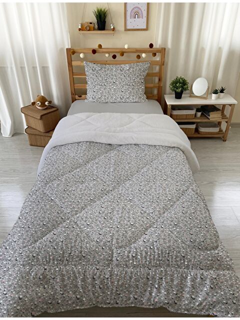 Evmila Tek Kişilik 160x220 cm Welsoft Çift Taraflı Silikon Yorgan Ve Uyku Seti - S000112453-23173