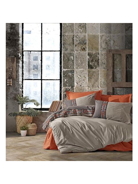 Varol Pamuk Box Folk Ark Çift Kişilik Nevresim Takımı True Tarcin - S000448103-23173