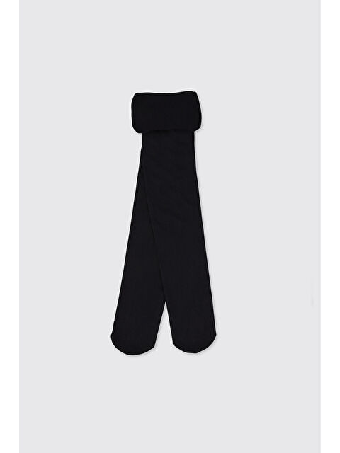 Panço Kız Çocuk Mikro Siyah Külotlu Çorap - S000514592-19351