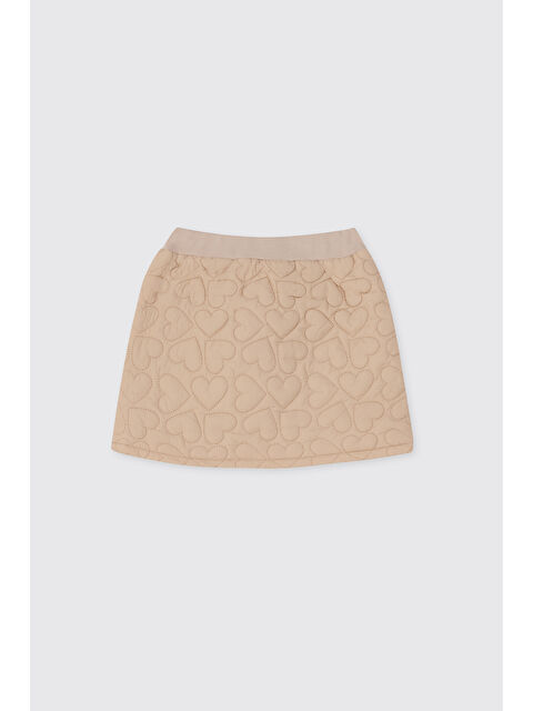 Panço Kız Bebek Kapitone Bej Etek - S000514602-19928