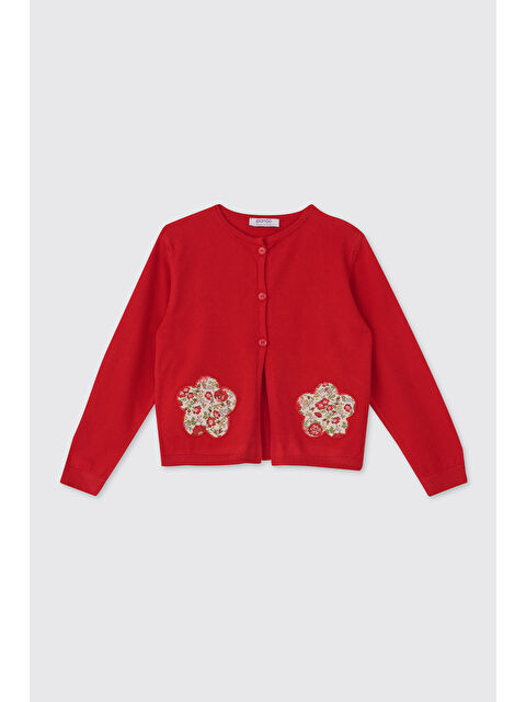 Panço Liberty Kumaş Kız Çocuk Triko Hırka - S000514609-20045