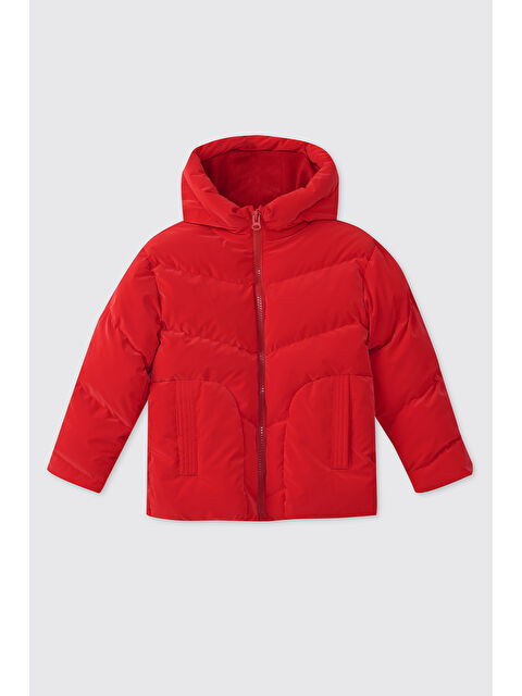 Panço Kız Çocuk Kırmızı Mont - S000514608-20045