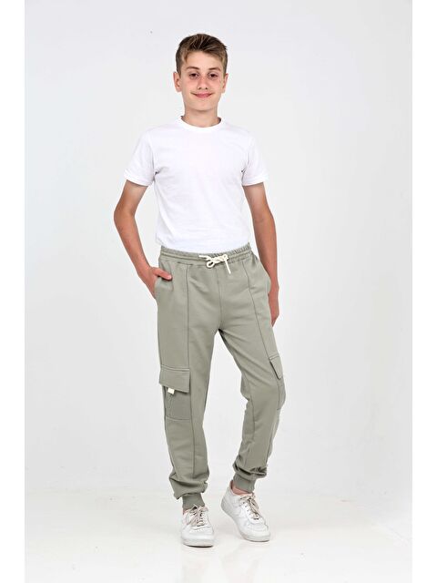 Toontoykids Erkek Çocuk Kargo Cepli Eşofman Alt - S000413699-29488