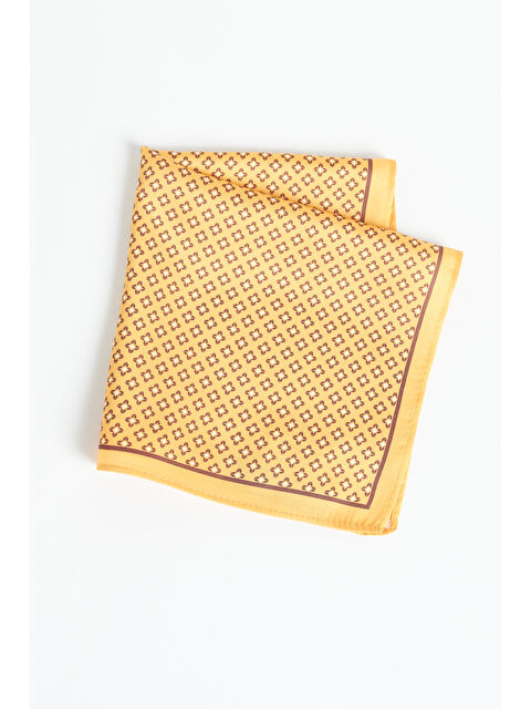 Altınyıldız Classics Erkek Sarı Desenli Mendil - S000403785-20072