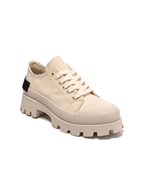 John May Kadın Sneaker ( Günlük) RD-4387 KETEN BEJ - S000509774-19928