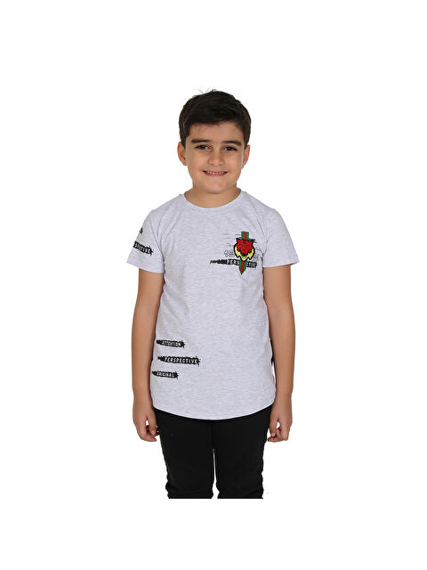 Toontoykids Erkek Çocuk Tiger Nakışlı Tişört - S000255243-74